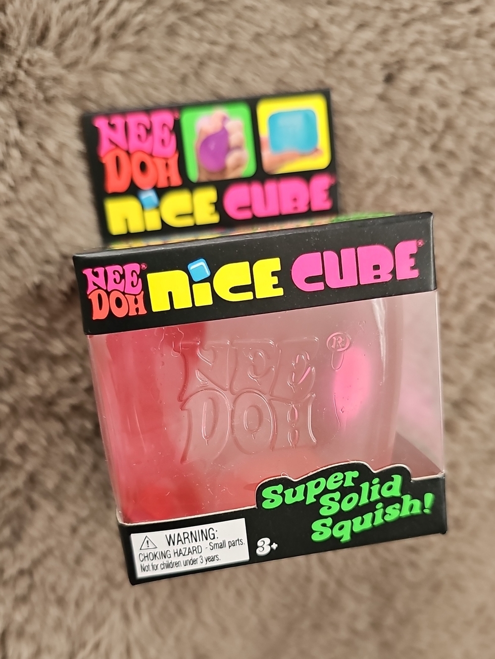 NEW! Nee Doh Nice Cube Pink